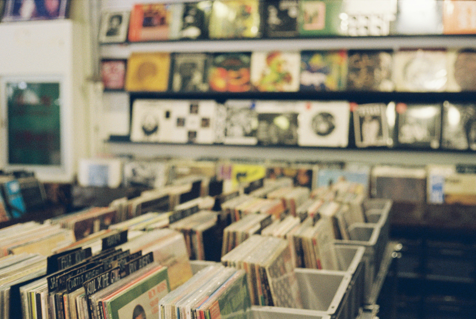 Music store interior